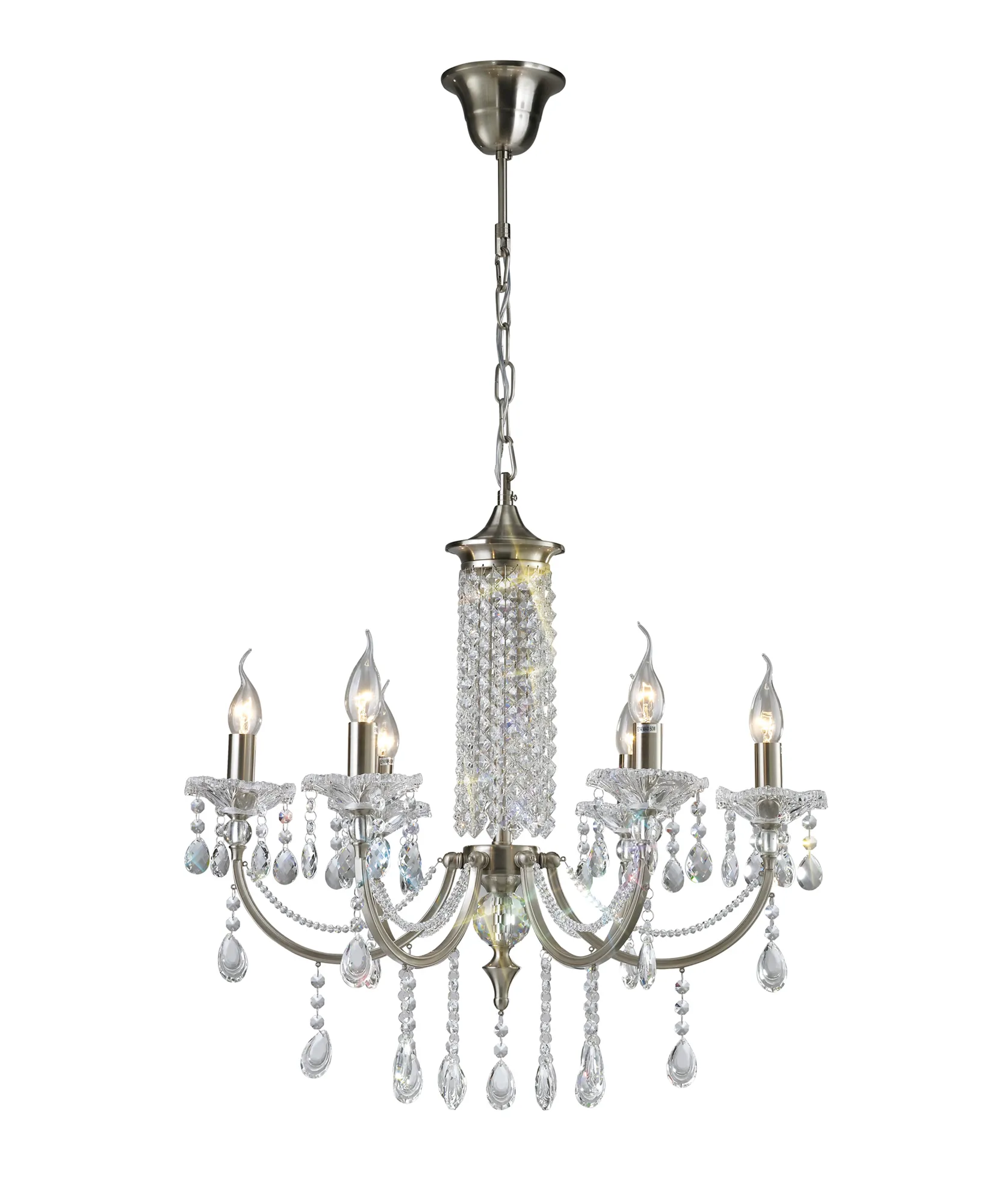 Leana Crystal Ceiling Lights Diyas Multi Arm Crystal Fittings